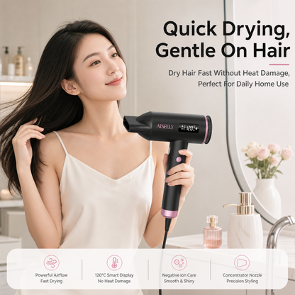 COSMO 15 hair dryer airflow and cooling inlet design
