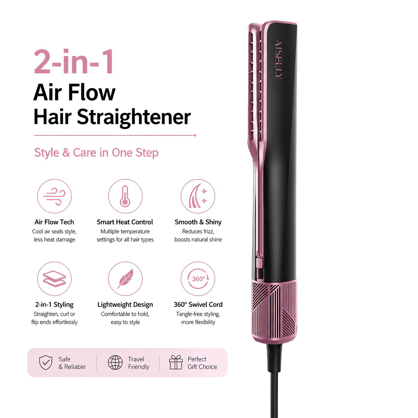 Cool air wet-to-dry hair styling benefits