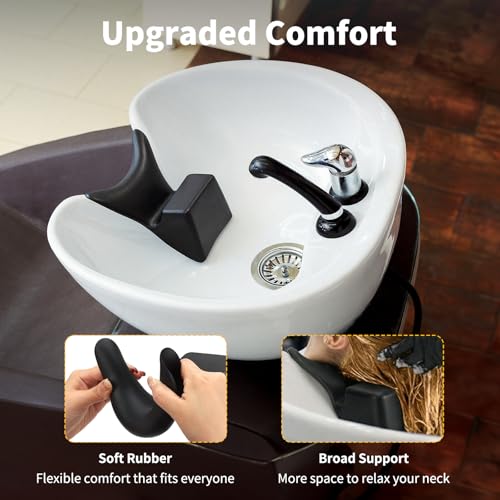 AISEELY shampoo bowl neck rest dimensions
